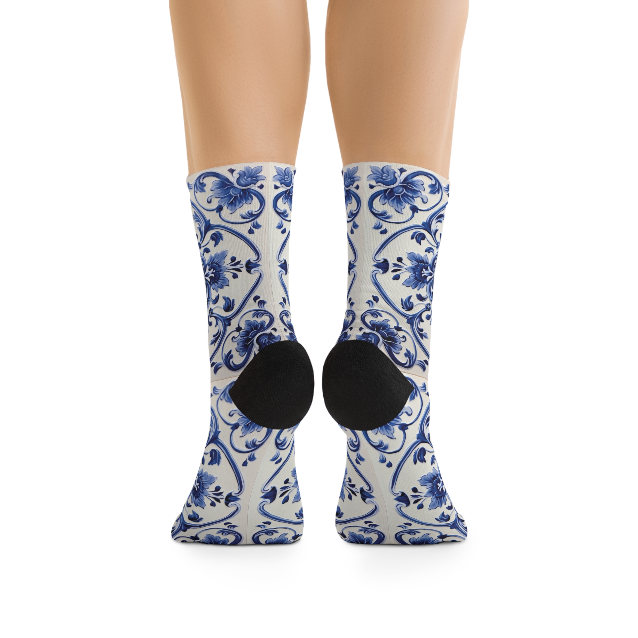 Socks Blue Tiles Design - Image 2
