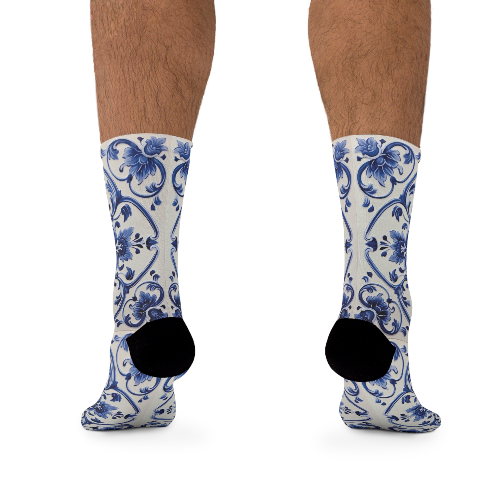 Socks Blue Tiles Design - Image 4
